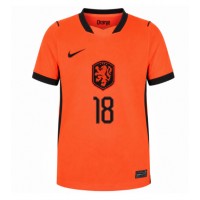 Pánský Fotbalový dres Nizozemsko Donyell Malen #18 MS 2026 Domácí Krátký Rukáv